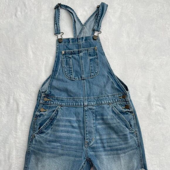 American Eagle Outfitters Tops - American Eagle Overalls Women's XS 90s Retro Western Farmer Minimalist Denim